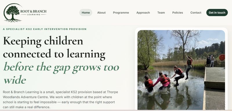 Root and Branch Learning Website