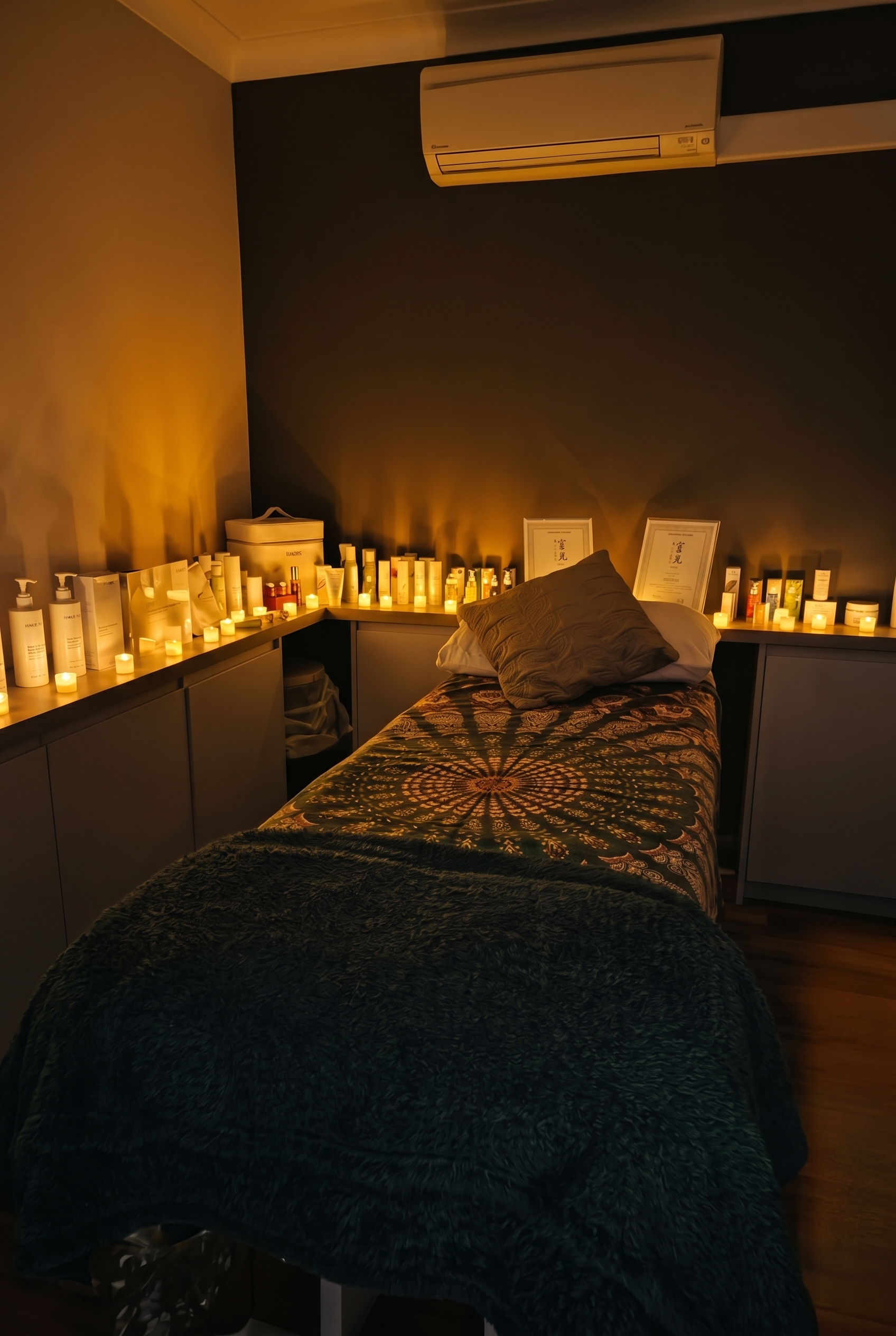 Peaceful Reiki treatment space
